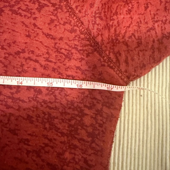 Cruel Zip-Up Hoodie Red Burnout Rhinestone Embellished Size M - Picture 7 of 11